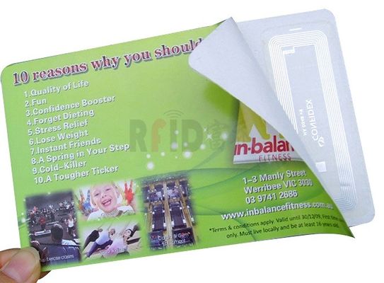 Impression par offset de cartes en papier HF RFID en PVC Billets RFID 13,5 MHz à 14,5 MHz