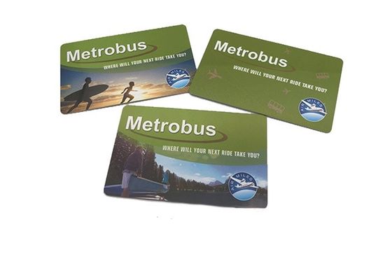 Métro 13.56 Mhz Carte intelligente sans contact Identifiant RFID Carte sans contact pour le transport