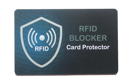 Carte de blocage passive RFID Pour carte bancaire de crédit Sécurité du portefeuille