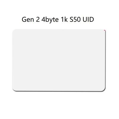 13.56MHz Uid Carte RFID modifiable ISO14443A Bloc 0 Secteur écrit / IC Clon de copie