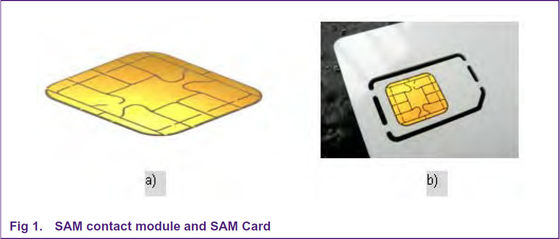 SAM AV2 carte à puce RFID 0,84 mm Épaisseur ISO CR80 carte à puce RFID