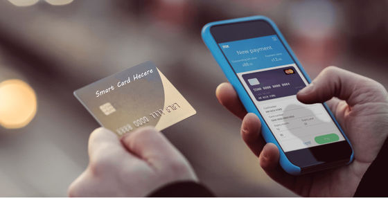 13.56mhz carte NFC sans contact avec impression offset surface mate brillante