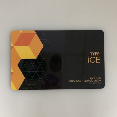OEM 13.56MHZ UID Carte à puce RFID modifiable 0,8 mm d'épaisseur avec puce 4k byte