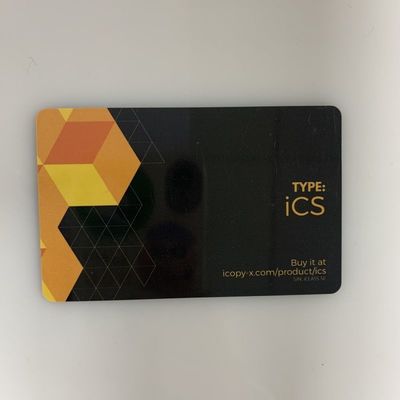 OEM 13.56MHZ UID Carte à puce RFID modifiable 0,8 mm d'épaisseur avec puce 4k byte