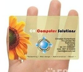 Carte intelligente RFID sans contact PLA pour le contrôle d'accès épaisseur personnalisée