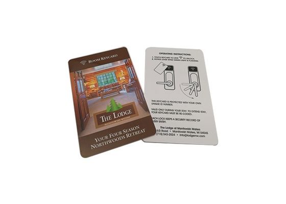 Mémoire de 1024 bytes Chambre d'hôtel Carte RFID avec puce SLI ISO 15693 / ISO 18000