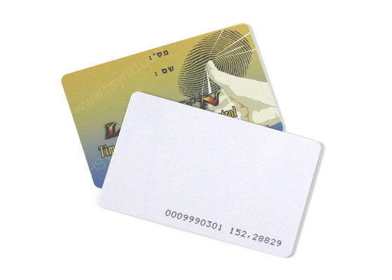 Cartes clés RFID intelligentes de porte d'hôtel 13.56MHz Cartes clés en plastique 320 octets Mémoire