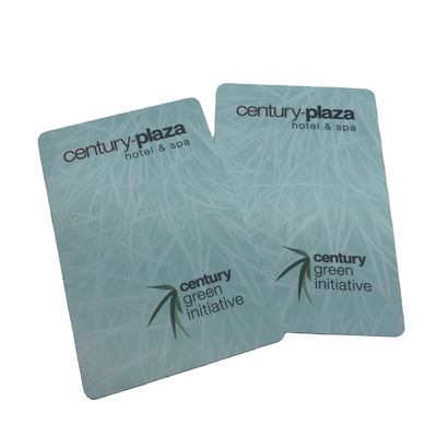 Carte clé RFID de porte d' hôtel en PVC / PET, carte clé d' hôtel magnétique en blanc personnalisée