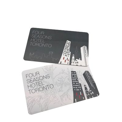 Carte de crédit en plastique en PVC intelligent 13.56mhz Carte de visite RFID NFC blanc en blanc / imprimé