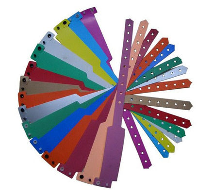 Multi couleur 13,56 Mhz RFID bracelet d'hôpital en plastique jetable