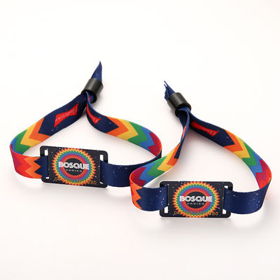 Bracelets RFID à usage unique tissés pour les hôtels et les centres de villégiature