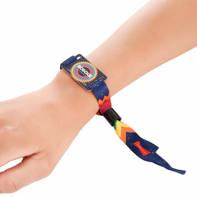 Bracelets RFID à usage unique tissés pour les hôtels et les centres de villégiature