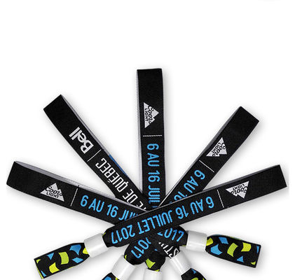 Bracelets RFID à usage unique tissés pour les hôtels et les centres de villégiature