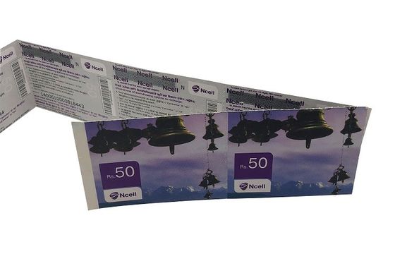 Billets d'événement en papier HF RFID imprimés sur mesure avec la puce Ultualight EV1