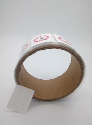 31x25mm de sécurité papier fragile autocollant RFID ISO14443A étiquettes RFID à longue portée