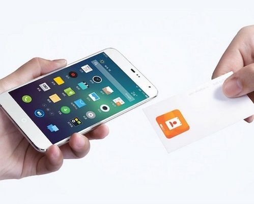 4 Impression couleur décalage carte de proximité NFC en PVC carte sans contact intelligente 13,56MHZ