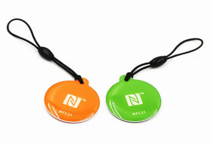 Taille personnalisée Étiquette autocollant epoxy NFC 213 215 Cercle à clé à puce pour téléphone