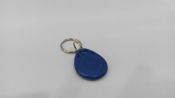 Étiquette de porte-clés RFID ABS intelligente avec impression laser de logo personnalisé