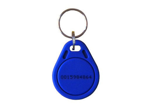 Couleur personnalisée RFID porte-clés en plastique intelligent porte-clés ISO14443A haute fréquence