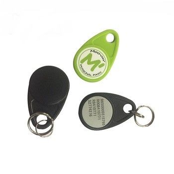 ABS intelligent 13,56 Mhz RFID porte-clés ou imprimante laser pour le contrôle d'accès
