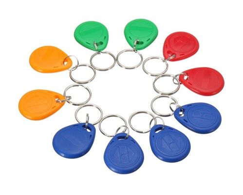 ABS intelligent 13,56 Mhz RFID porte-clés ou imprimante laser pour le contrôle d'accès