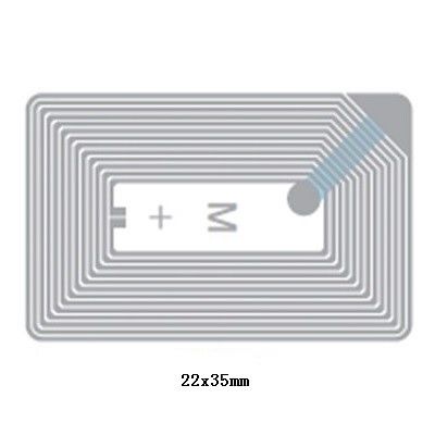 0.2-0.8mm épaisseur UHF RFID marque à insertion humide Diverses tailles sont disponibles OEM
