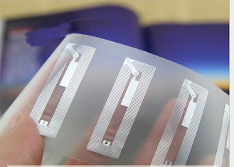45x76mm HF RFID Inlay PET Matériau 13.56MHZ Antenne gravée à fréquence