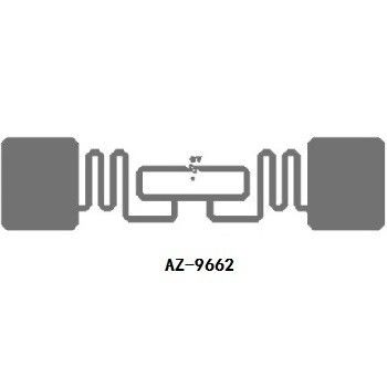 PET H3 AZ 9662 RFID Uhf Label Inlay sec Inlay humide Pour les étiquettes RFID ISO18000-6C