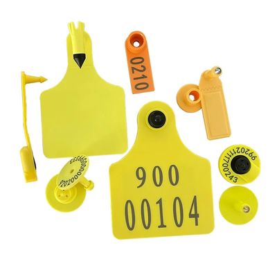 Programmer TPU RFID étiquette d'oreille d'animal pour le suivi facile de vache de chèvre de bétail de moutons