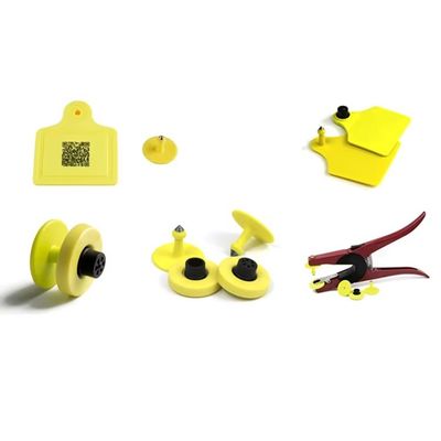 Programmer TPU RFID étiquette d'oreille d'animal pour le suivi facile de vache de chèvre de bétail de moutons