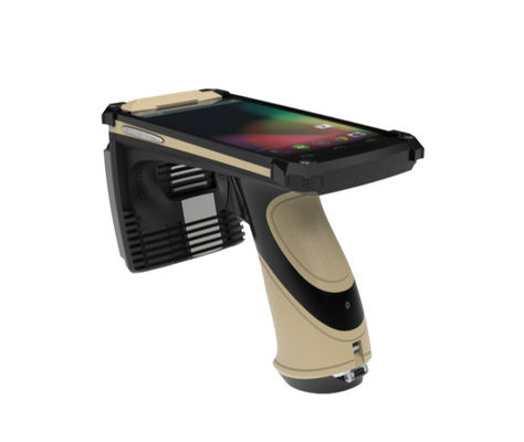 Lecteur de carte RFID portable avec écrivain IP68 Android 6.0 UHF RFID Reader 6000mAh